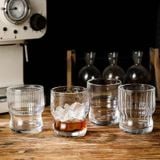 Honeycomb Glass Cup – Inner Hexagon Texture, Smooth Exterior, Custom Logo Friendly