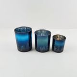 Unique Glass Candle Jars With Engraving Patterns