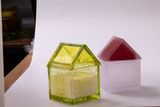 House-Shaped Glass Candle Jar