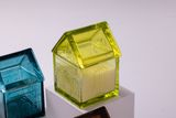 House-Shaped Glass Candle Jar