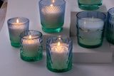 Blue And Green Collection Glass Candle Jar