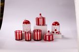 Christmas - Theme Glass Candle Jar