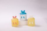 Bunny Ear Glass Candle Jar In Diverse Colour