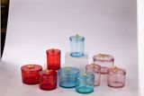 Glass Candle Jar With Decoration On the Lid