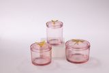 Glass Candle Jar With Decoration On the Lid
