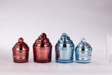 Cupcake Shaped Glass Candle Jar