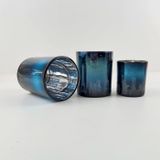 Unique Glass Candle Jars With Engraving Patterns