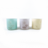 Luxury Colored Glass Candle Jar for Home Décor & Aromatherapy