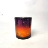 Various Shape Glass Candle Jar With Halloween Decoration