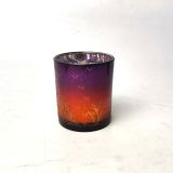Various Shape Glass Candle Jar With Halloween Decoration