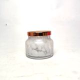 Colorful Spot Glass Candle Jar With Lid