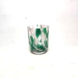 Colorful Bead Design Glass Candle Jar