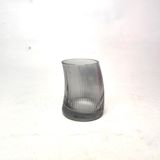 Premium Ribbed Glass Candle Jar Elegant Minimalist Candle Containers