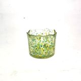 Decorative Speckled Glass Candle Vessel High-End Candle Jar for Premium Wax Candles