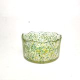 Decorative Speckled Glass Candle Vessel High-End Candle Jar for Premium Wax Candles