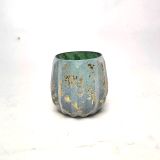 Retro Vintage Glass Candle Jar For Home Decor Interior Style