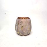 Retro Vintage Glass Candle Jar For Home Decor Interior Style