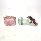 Luxury Heart-Shaped Glass Candle Jar Decorative Candle Container for Gifts