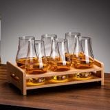 Lead-free crystal, machine-blown, cold cut rim, whiskey glass cup