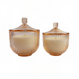 Scented Candle With Elegant Glass