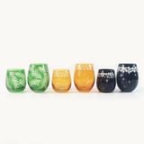 Premium Multicolor Glass Candle Jar Vessels for Scented Candles & Home Styling