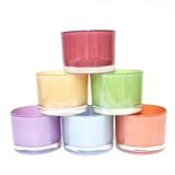 Luxury Customized Glass Candle Jar For Personal Brand