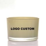 Luxury Customized Glass Candle Jar For Personal Brand