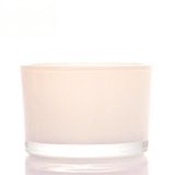 Classic Glass Candle Jar With Inner Spraying Colour