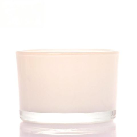 Classic Glass Candle Jar With Inner Spraying Colour