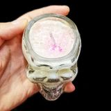 Transparent Skull-shaped Candle Jar
