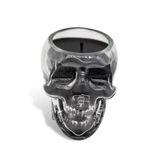 Halloween Skull-shaped Glass Candle Jar