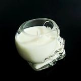 Transparent Skull-shaped Candle Jar