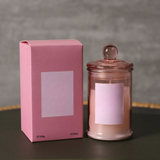 Elegantly Designed Glass Candle Jar