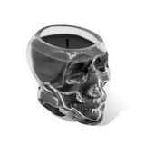 Halloween Skull-shaped Glass Candle Jar