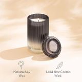 Gracefully Designed Glass Candle Jar Ombre