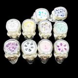 Transparent Skull-shaped Candle Jar