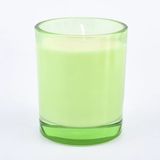 Glass Candle Jar With Various Color Spraying Option