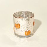 Halloween-Theme Decoration Glass Candle Jar