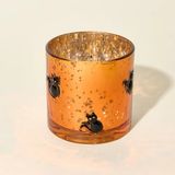 Halloween-Theme Decoration Glass Candle Jar