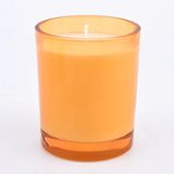 Glass Candle Jar With Various Color Spraying Option