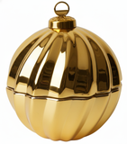 Scented Candle With Christmas Ornament