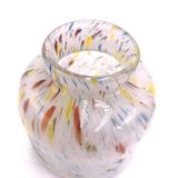Glass Candle Jar With Aurora Speckle