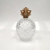 Glass Candle Jar In Pineapple Shape