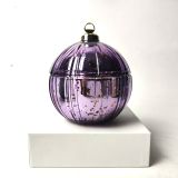 Premium Multicolor Festive Christmas Ball Glass Candle Jar