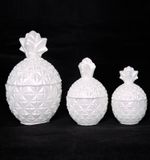Glass Candle Jar In Pineapple Shape