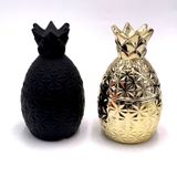 Glass Candle Jar In Pineapple Shape
