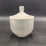 Moon Veil Opaline Hand-Blown Glass Candle Jar