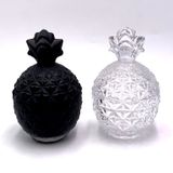 Glass Candle Jar In Pineapple Shape
