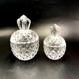 Glass Candle Jar In Pineapple Shape