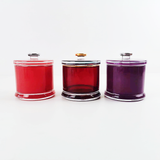 Handmade Colored Glass Candle Jar for Luxury Scented Candles